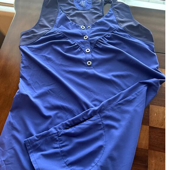 Title Nine Blue Nimblene Golf Tank Dress with pocket Medium - Picture 12 of 12